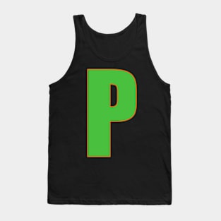 Gallant in Green: P's Defining edge Tank Top